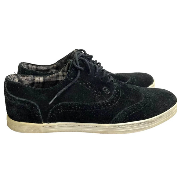 Bed‎ Stu Men's Quinn Oxford Black Suede Size 9 - Picture 1 of 5